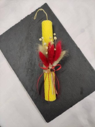 30  λαμπαδα κηρηθρα κιτρινη (1)